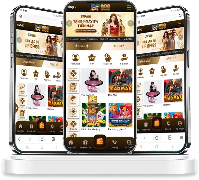 Giao diện mới df999 hấp dẫn